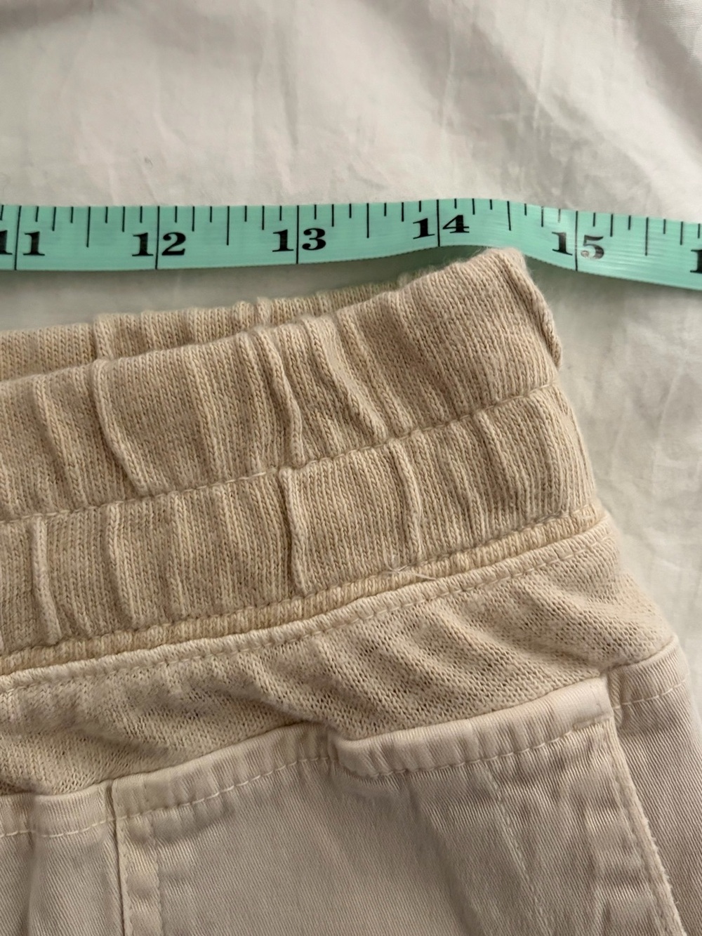 James Perse Women’s Mixed Media Pants in Talc Size 2/ Medium - Picture 7 of 9